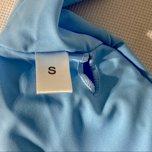 Qinsen Sexy Straps Halter Cross Front High Cut Thong 2 Piece Bikini Swimsuit Set - Picture 11 of 11